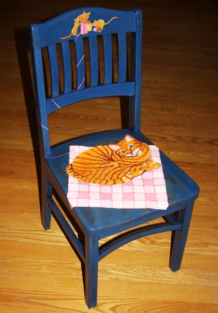 recycle chair for charity fundraiser