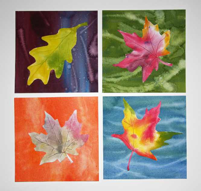 Easy watercolor project lesson for early learners.